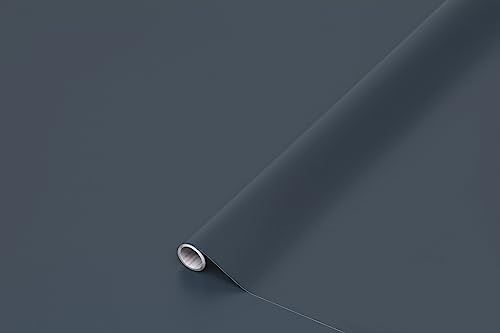 d-c-fix Möbel-Klebefolie Midnight Navy Blue matt 67,5 cm x 2 m - Möbelfolie selbstklebend Küchenfolie Folierung Küchen-Schrank Deko-Folie Tisch-Folie Fensterbank Küchenfronten dunkel-blau modern von d-c-fix
