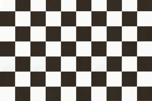 d-c-fix Möbel-Klebefolie Monza Schwarz-Weiß Schachbrett-Muster 45 cm x 2 m - Möbelfolie selbstklebende Deko-Folie Schrank Tisch Küche Bad Dekorfolie Schach Retro Karo Kariert von d-c-fix