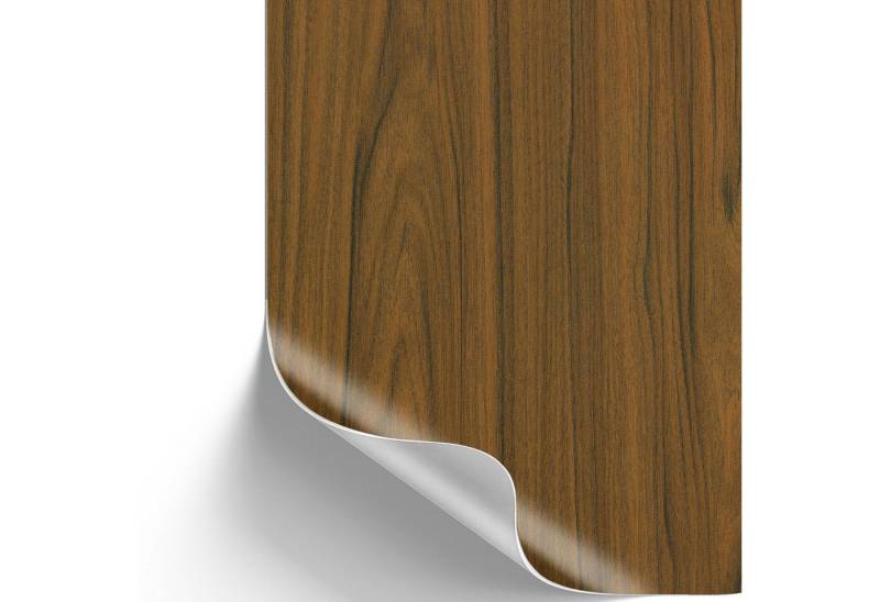 d-c-fix Möbelfolie 10€/qm selbstklebende Folie Holzoptik Klebefolie für Möbel Küche, (Nussbaum - 200 x 67,5cm), Designfolie - Feucht abwischbar & rückstandslos entfernbar von d-c-fix