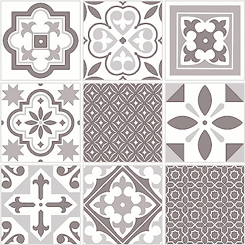 d-c-fix 6er Set Fliesenaufkleber Wand 30x30 cm Oriental Tiles Mosaik - Klebefliesen für Küche, Bad & Küchenrückwand - selbstklebende Wandfliesen Fliesen Aufkleber - wasserdichte Fliesenfolie von d-c-fix