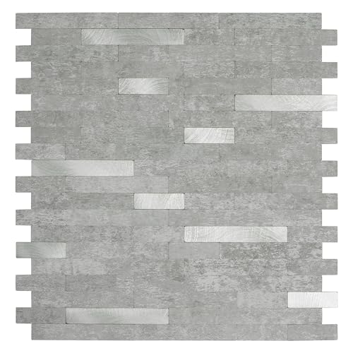 d-c-fix Premium Wandfliese Metal and Stone 29,7 x 29,2 cm - Klebefliese für Küche, Bad & Küchenrückwand - selbstklebender Fliesenaufkleber Wand Fliese Aufkleber Fliesenfolie d-c-fix Premium Wandfliese Metal and Stone 29,7 x 29,2 cm - Klebefliese für Küche, Bad & Küchenrückwand - selbstklebender Fliesenaufkleber Wand Fliese Aufkleber Fliesenfolie von d-c-fix