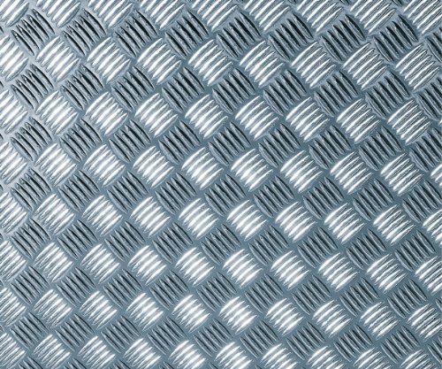 d-c-fix Selbstklebefolie Metallic "Riffelblech Hochglanz Silber" Maße 1,5m x 45cm von d-c-fix