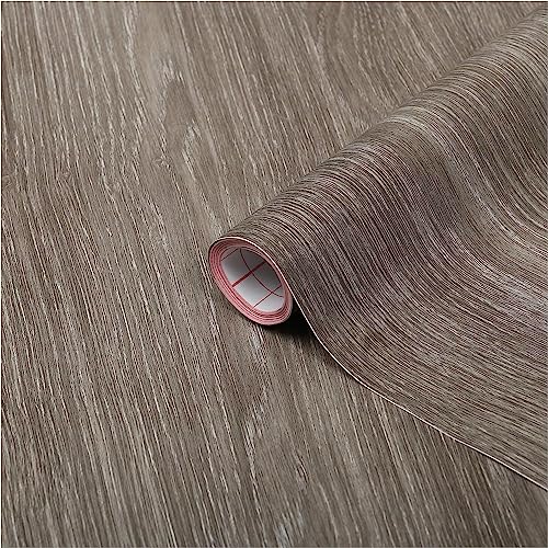d-c-fix Möbel-Klebefolie Sheffield Oak Perlgrau Holz-Optik 45 cm x 2 m - Möbelfolie selbstklebend Deko-Folie Küchen-Schrank Fensterbank Küchenfronten Schrankfolie Tisch Holzfolie Eiche grau-braun von d-c-fix