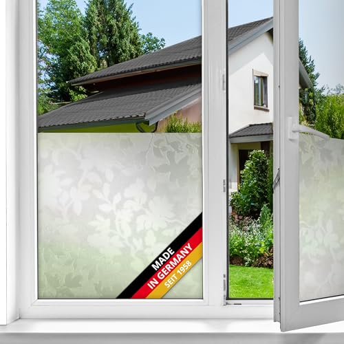 d-c-fix Fensterfolie Spring Blätter Motiv statisch selbsthaftend 67,5 cm x 1,5 m - blickdichte Sichtschutzfolie mit UV-Schutz - Sichtschutz für Fenster Folie Milchglasfolie Pflanzen Blumen-Muster d-c-fix Fensterfolie Spring Blätter Motiv statisch selbsthaftend 67,5 cm x 1,5 m - blickdichte Sichtschutzfolie mit UV-Schutz - Sichtschutz für Fenster Folie Milchglasfolie Pflanzen Blumen-Muster von d-c-fix