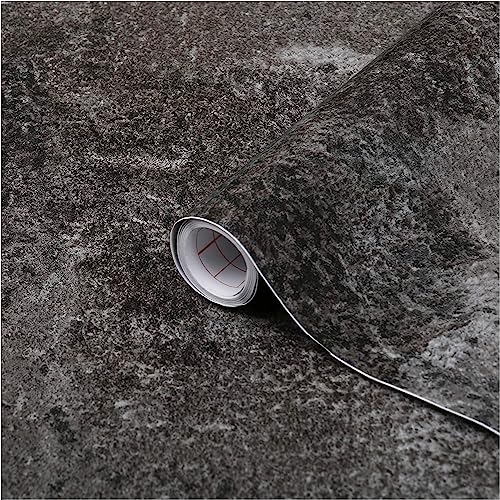 d-c-fix Möbel-Klebefolie Avellino Beton Beton-Optik 45 cm x 2 m - Möbelfolie selbstklebend Küchenfolie Folierung Küche Schrank-Folie Tisch Fensterbank Bad Stein-Optik modern dunkel-grau anthrazit von d-c-fix