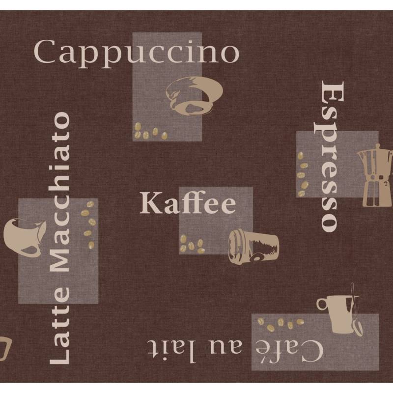 d-c-fix Tischdecke Cappuccino Schoko 110 x 140 cm eckig von d-c-fix
