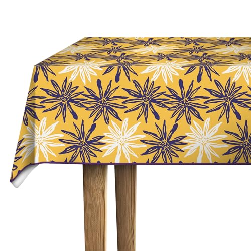 d-c-fix Wachstuchtischdecke Manhattan Felisa - abwaschbar wasserdicht - In- & Outdoor - PVC Vinyl Wachstuch Plastik-Tischdecke Wachstischdecke Tischtuch - 140 cm x 180 cm eckig von d-c-fix