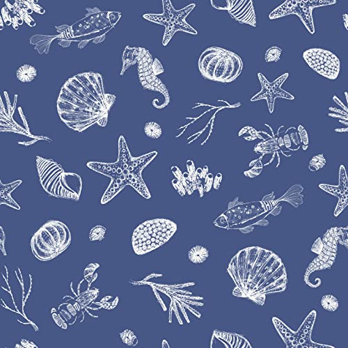 d-c-fix Wachstuchtischdecke – Manhattan Narius (150 cm) – Tischtuch im Vintage-Stil für den Küchen-, Ess- oder Gartentisch – lebensmittelecht, abwaschbar & wasserdicht von d-c-fix