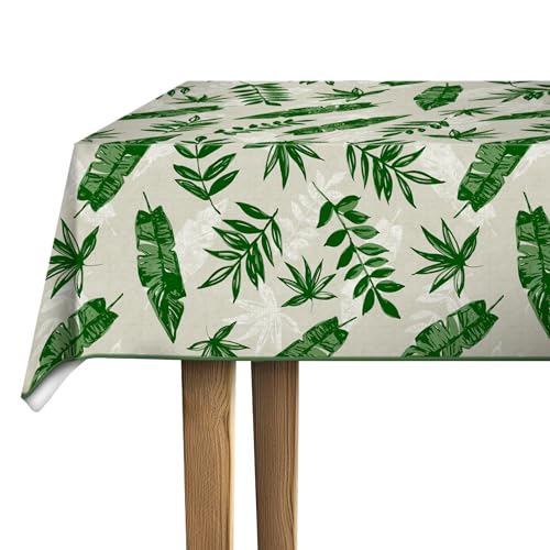 d-c-fix Wachstuchtischdecke – Manhattan Rain Forest 140 cm x 180 cm eckig – Tischtuch für den Küchen-, Ess- oder Gartentisch – lebensmittelecht, abwaschbar & wasserdicht von d-c-fix