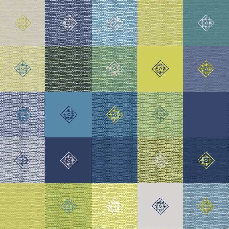 d-c-fix Tischdecke Victor Blau 110 x 140 cm eckig von d-c-fix