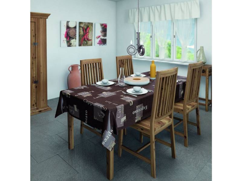 d-c-fix Tischdecke d-c-table® Tischdecke Manhattan Vlies Cappucino, OEKO-TEX® Standard 100 Zertifikatsnummer von d-c-fix