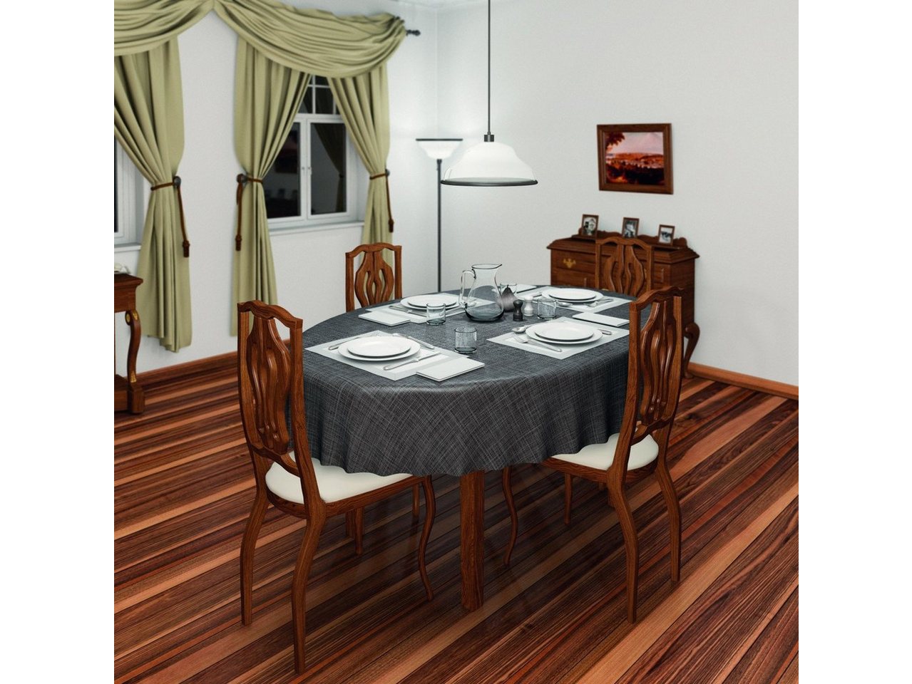 d-c-fix Tischdecke d-c-table® Tischdecke Monte Carlo Sharon 150 cm, OEKO-TEX® Standard 100 Zertifikatsnummer von d-c-fix