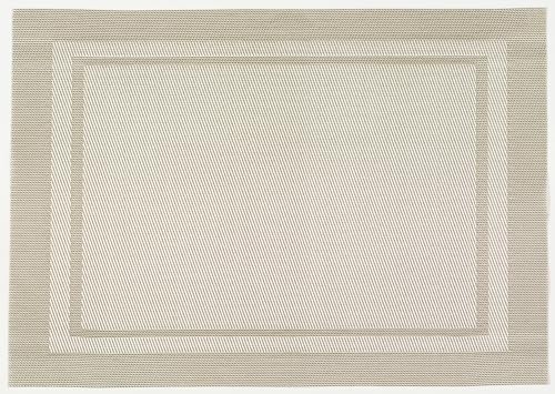 d-c-fix Tischset Catania Square beige - abwaschbare Unterlage für Küche & Esstisch - Platzset Platzdeckchen Teller Platzdecke Tisch-Untersetzer Set - 30 cm x 45 cm eckig von d-c-fix