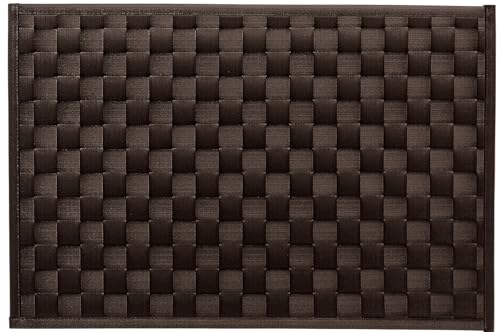 d-c-fix Tischset Savannah Bast Mocca - abwaschbare Unterlage für Küche & Esstisch - Platzset Platzdeckchen Teller Platzdecke Tisch-Untersetzer Set - 30 cm x 43 cm eckig von d-c-fix