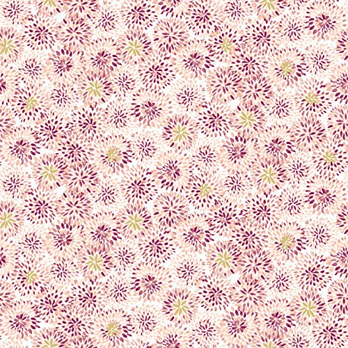 d-c-fix Wachstuchtischdecke – Monte Carlo Dahlia ruby (150 x 220 cm) – Tischtuch im Vintage-Stil für den Küchen-, Ess- oder Gartentisch – lebensmittelecht, abwaschbar & wasserdicht von d-c-fix