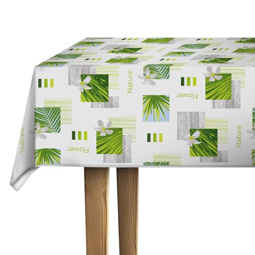 d-c-fix Wachstuchtischdecke Manhattan Palmira - abwaschbar wasserdicht - In- & Outdoor - PVC Vinyl Wachstuch Plastik-Tischdecke Wachstischdecke Tischtuch - 140 cm x 180 cm eckig von d-c-fix