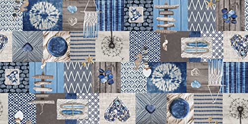 d-c-fix Wachstuchtischdecke – Manhattan Sidney (140 x 110 cm) – Tischtuch im Vintage-Stil für den Küchen-, Ess- oder Gartentisch – lebensmittelecht, abwaschbar & wasserdicht von d-c-fix