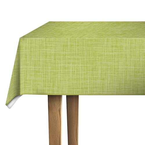 d-c-fix Wachstuchtischdecke – Monte Carlo Sharon limone (110 x 140 cm) – Tischtuch im Vintage-Stil für den Küchen-, Ess- oder Gartentisch – lebensmittelecht, abwaschbar & wasserdicht von d-c-fix