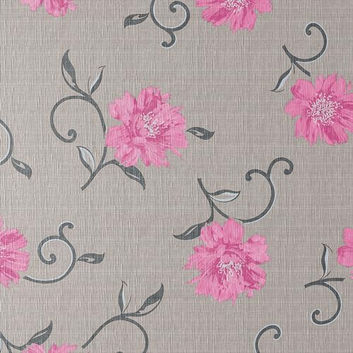 d-c-fix Wachstuchtischdecke – Monte Carlo Viviane greige (150 cm rund) – Tischtuch im Vintage-Stil für den Küchen-, Ess- oder Gartentisch – lebensmittelecht, abwaschbar & wasserdicht von d-c-fix