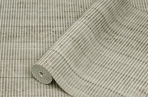 d-c-fix Weichschaummatte Snowy Wood Triangles - Antirutschmatte rutschfest - auch für Außen geeignet - für Bad, Küche, Garten, Balkon - Badmatte waschbar Outdoor Matte Teppich 65 cm x 2 m von d-c-fix