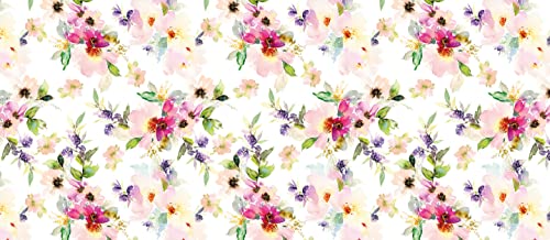 d-c-fix Wachstuchtischdecke PVC-free Spring Blossom - abwaschbar wasserdicht - In- & Outdoor - Wachstuch Plastik-Tischdecke Wachstischdecke Tischtuch - 140 cm x 180 cm eckig von d-c-fix