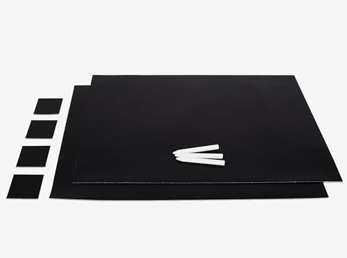 d-c-fix Magnetische Tafelfolie selbstklebend schwarz - 4x große DIN A3 Bögen mit Kreide & Magneten - Tafel Folie Kreidefolie Magnetfolie Klebefolie Memo-Board Küche Kühlschrank Kind Büro d-c-fix Magnetische Tafelfolie selbstklebend schwarz - 4x große DIN A3 Bögen mit Kreide & Magneten - Tafel Folie Kreidefolie Magnetfolie Klebefolie Memo-Board Küche Kühlschrank Kind Büro von d-c-fix