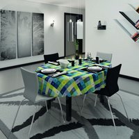 d-c-table® Tischdecke Manhattan Victor 130 x 160 cm, blau Tischdecke von d-c-fix