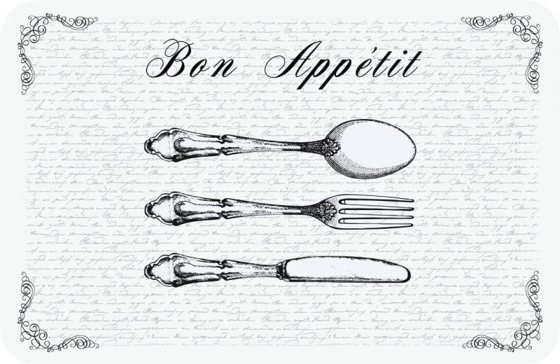 d-c-table® Tischset Rio Bon Appetit 44 x 29 cm, transparent von d-c-fix