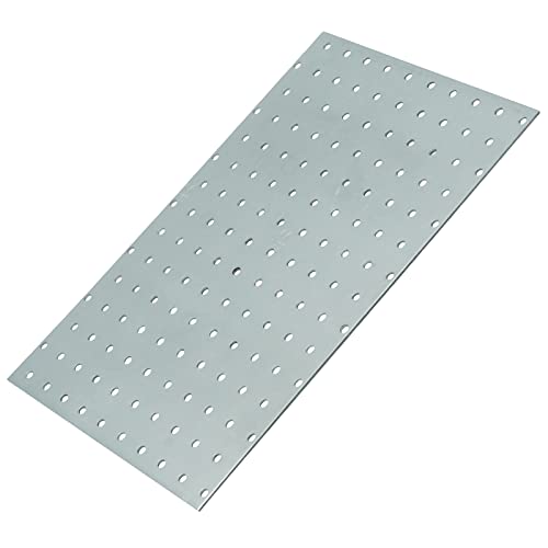 D2D | 1 Stück - Lochplatte - Größe: 200 x 300 mm - Stärke: 2 - Feuerverzinkt E-TA - EN 14545 - Verbindungsplatte - Lochblech - Knotenblech - Made in Germany von d2d-needs