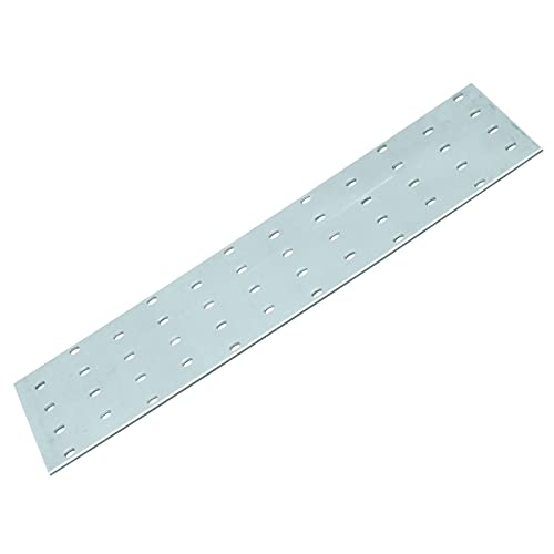 D2D | 10 Stück - Lochplatten - Größe: 80 x 240 mm - Stärke: 2 - Feuerverzinkt E-TA - EN 14545 - Verbindungsplatten - Lochblech - Knotenbleche - Made in Germany von d2d-needs