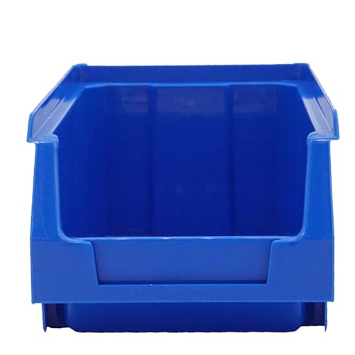 D2D | 10 Stück Sichtboxen Größe (L/B/H): 170 x 100 x 80 mm, Volumen 0,8l Polypropylen (PP) - Farbe: Blau - Stapelbares Schubfach Lagerbox von d2d-needs