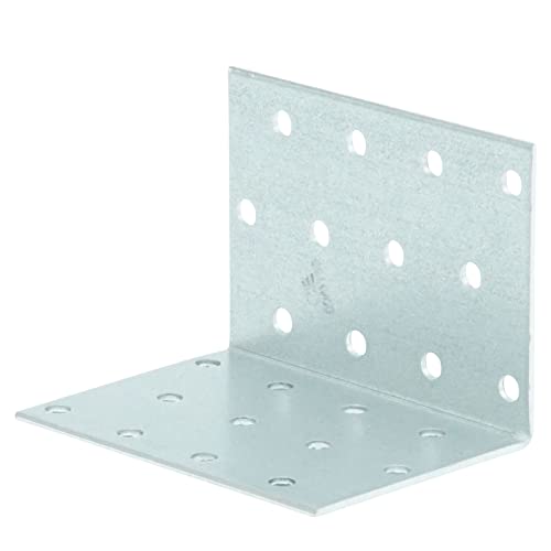 D2D | 20 Stück - Lochplattenwinkel - Größe: 60 x 60 x 80 - Stärke: 2,5 - Feuerverzinkt - Bauwinkel - Holzwinkel - Made in Germany D2D | 20 Stück - Lochplattenwinkel - Größe: 60 x 60 x 80 - Stärke: 2,5 - Feuerverzinkt - Bauwinkel - Holzwinkel - Made in Germany von d2d-needs