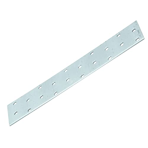 D2D | 4 Stück - Lochplatten - Größe: 40 x 200 mm - Stärke: 2 - Feuerverzinkt E-TA - EN 14545 - Verbindungsplatten - Lochblech - Knotenbleche - Made in Germany von d2d-needs