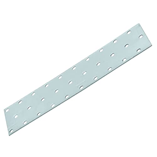 D2D | 8 Stück - Lochplatten - Größe: 50 x 200 mm - Stärke: 2 - Feuerverzinkt E-TA - EN 14545 - Verbindungsplatten - Lochblech - Knotenbleche - Made in Germany von d2d-needs