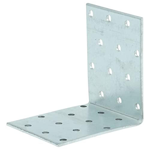 D2D | 8 Stück - Lochplattenwinkel - Größe: 80 x 80 x 60 - Stärke: 2,5 - Feuerverzinkt - Bauwinkel - Holzwinkel - Made in Germany D2D | 8 Stück - Lochplattenwinkel - Größe: 80 x 80 x 60 - Stärke: 2,5 - Feuerverzinkt - Bauwinkel - Holzwinkel - Made in Germany von d2d-needs