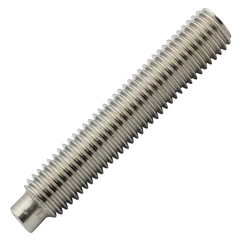 D2D | VPE: 10 Stück - Gewindestifte - Größe M3 x 5 mm nach DIN 915 mit Innensechskant (ISK) und Zapfen aus Edelstahl A2 / V2A - Madenschrauben von d2d-needs