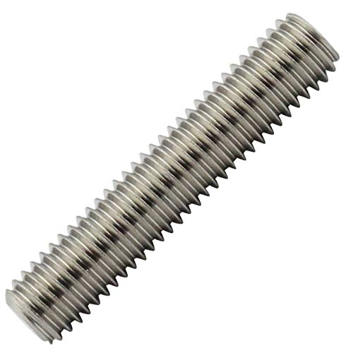 D2D | VPE: 10 Stück - Gewindestifte - Größe: M6 x 50 mm - nach DIN 913 mit Innensechskant (ISK) und Kegelkuppe aus Edelstahl A2 / V2A - Madenschrauben von d2d-needs
