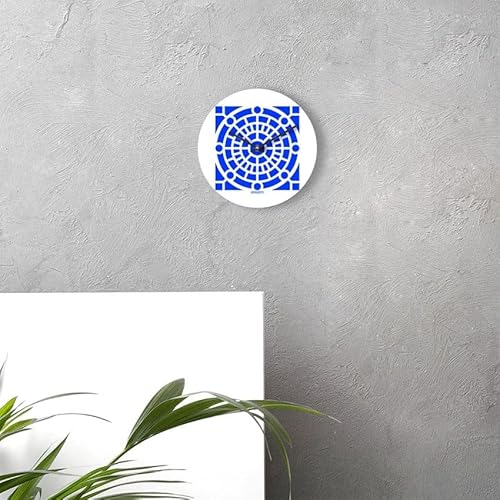 dESIGNoBJECT Moderne runde Bunte Wanduhr Design Azulejo C dESIGNoBJECT Moderne runde Bunte Wanduhr Design Azulejo C von dESIGNoBJECT