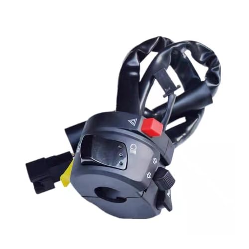 dEieHKw Motorrad-Lenkerschalter Scheinwerfer Warnleuchte Blinker Hupe Start Kill Button Mit for GW250 37400-48H30-000(Left Side) von dEieHKw
