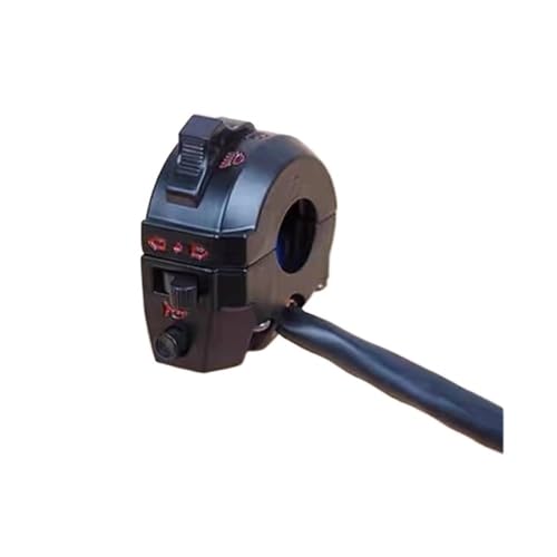 dEieHKw Motorrad-Lenkerschalterbaugruppe Montage Elektrostart Horn Scheinwerfer Blinkerknopf for 125cc 150cc ZJ125 CG125 ZJ CG 125(Left) von dEieHKw