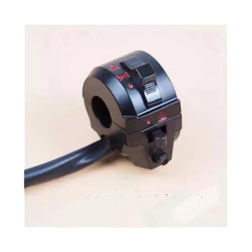 dEieHKw Motorrad-Lenkerschalterbaugruppe Montage Elektrostart Horn Scheinwerfer Blinkerknopf for 125cc 150cc ZJ125 CG125 ZJ CG 125(Right) von dEieHKw
