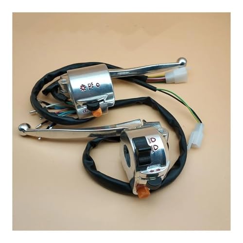 dEieHKw Motorradgriff Links Rechts Schalter Horn Blinker Scheinwerfer Elektrostart Lenker Controller Schalter for JH70 22mm von dEieHKw