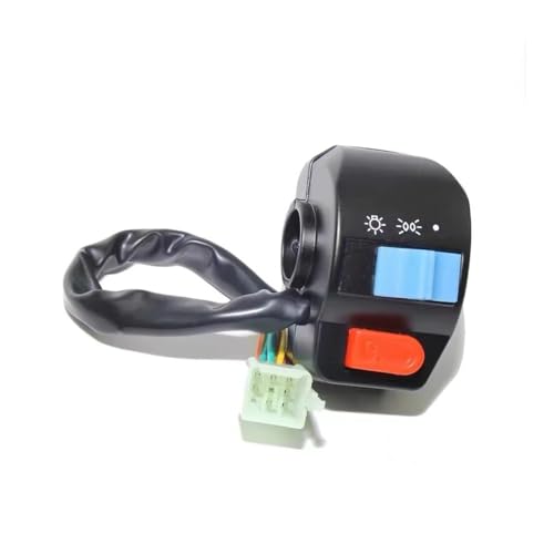 dEieHKw Scheibenbremsmodell Motorrad-Lenker-Steuerschalter Hupe Blinker Electric for GY6 50 125 150 50cc 125cc 150cc(Right disc Brake) von dEieHKw