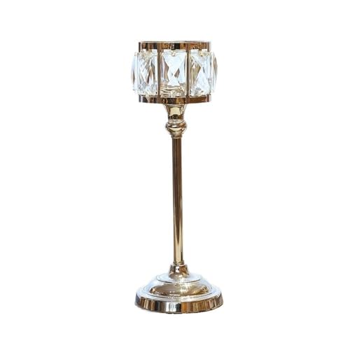 Kerzenhülsenhalter Einfache Eisen Glas Leuchter Moderne Tisch Dekoration Ornamente Kerze Halter(Silver,Groß) von dP3sQ8mXjN