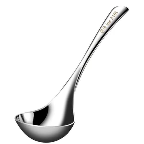 Suppenkelle 2 Stück Küchen-Kochlöffel, Edelstahl, Küchenhelfer, Suppenkelle, Küchenutensilien, Küchen-Hacks, Silber von dP3sQ8mXjN