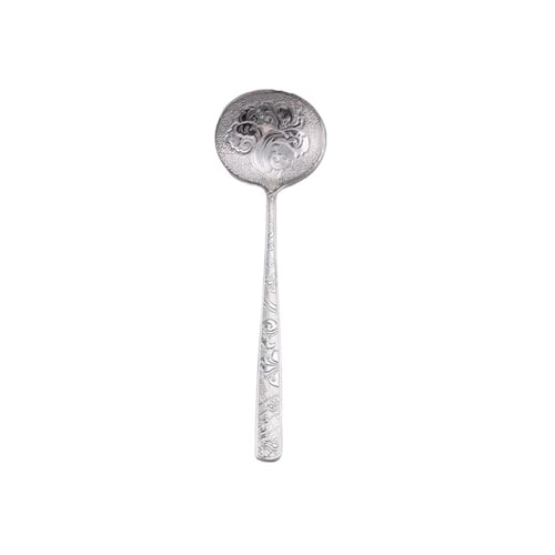 Suppenkelle 304 Edelstahl Suppenlöffel Langer Griff Hot Pot Löffel Vertiefte verdickte Schöpfkelle Serviergeschirr Küchenutensilien(Silver) von dP3sQ8mXjN