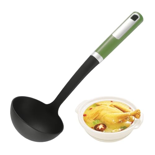 Suppenkelle Schöpfkelle aus Nylon-Kunststoff, Koch- und Servierlöffel, Soßensuppe, Salatkelle for Eingießen von Suppe, Soße, Chili, Soße, Salat von dP3sQ8mXjN