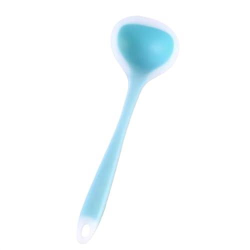 Suppenkelle Silikonkelle – Suppenkelle for Kochen – langer Griff, Silikon-Suppenlöffel, Küche, antihaftbeschichtet, große Lebensmittellöffel, Schöpfkelle, Heimkochutensilien(B) von dP3sQ8mXjN