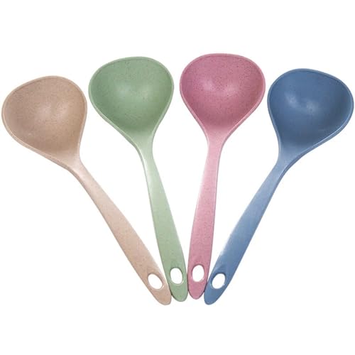 Suppenkelle Suppenkelle for Kochen – Schöpfkelle, Suppenbreilöffel, Weizenstrohlöffel, Suppenlöffel for Essen, Mischen, Rühren, Kochen, Kochen in der Küche von dP3sQ8mXjN
