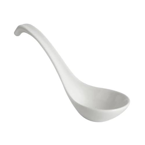 Suppenkelle Vertiefen Sie die Schöpfkelle mit großer Kapazität, multifunktionaler Kochlöffel aus Keramik, hohe Temperaturbeständigkeit (größe : 25.5CM) von dP3sQ8mXjN